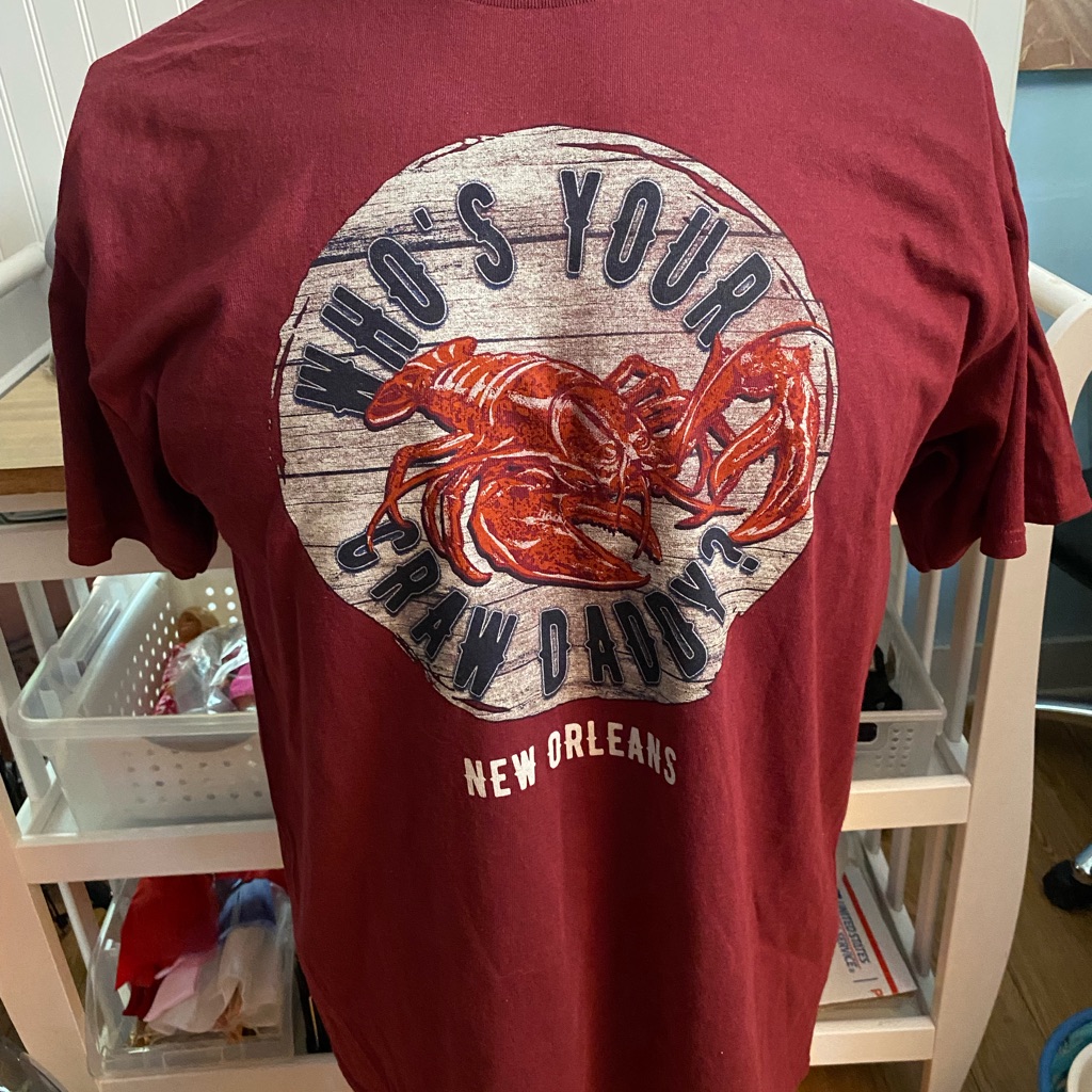Mens Stellar Brand  Whos Your Craw Daddy Short Sleeve Tee Shirt Xl